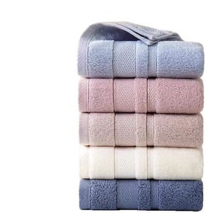 Pure Cotton Towels 34x74 Cm Solid Color Soft Absorbent For Home Face Washing Bathing - Product Image 5