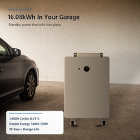Système d'énergie solaire domestique avec batterie au lithium de 15 kWh, batterie de stockage d'énergie au lithium, batterie au lithium 15 kW