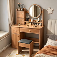 Ensemble Chaise et Coiffeuse de Luxe pour Chambre à Coucher – Table de Maquillage Haut de Gamme