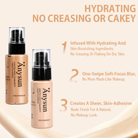 Fond de Teint Liquide Haute Pigmentation en Gros, Couvrance Totale, Longue Tenue, Fini Mat avec Formule Anti-Transfert