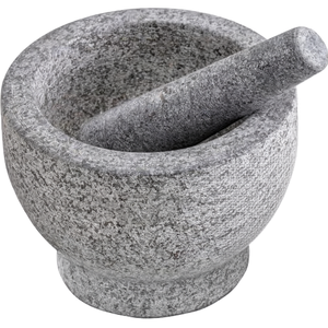 Bol à moudre en granit avec pilon en pierre pour épices, herbes, café, poivre, graines, usage culinaire, vente en gros, prix d'exportation direct usine - Product Image 1
