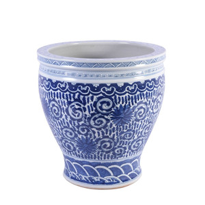 Maceta Grande de Porcelana con Diseño de León Azul y Blanco, Estilo <span class=keywords><strong>Chino</strong></span>, para <span class=keywords><strong>Jardín</strong></span>, Interior/Exterior, Duradera y Ecológica - Product Image 3