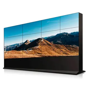 46 49 55 65 inch Ultra estreita moldura multi tela LCD parede vídeo com processador de parede vídeo profissional