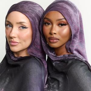 2026 Hot Custom Logo Muslim Fashion Modal Hijab <b>Print</b> Wear Customizable Breathable Lightweight Comfortable <b>Islamic</b> Durable - Product Image 2