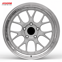 Jantes forgées sport chromées polies GS Deep Dish 1/2 pièces 5x114.3 5x120 5x112 17 18 19 20 21 22 24 pouces pour BMW GTR C8 Audi