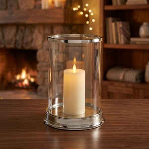 Portavelas de Vidrio Estilo Linterna, Decoración Navideña para el Hogar, Resistente al Calor, Ecológico, para Sala de Estar, Mesa de Comedor - Product Image 4