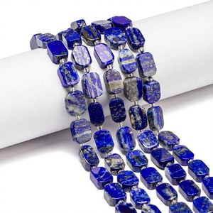 Blue Lapis Lazuli Stone <b>Beads</b> Faceted Oval <b>Crystal</b> <b>Beads</b> <b>for</b> <b>Jewelry</b> <b>Making</b> Bracelet Necklace Craft - Product Image 2