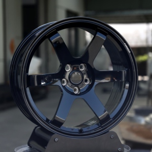 Jantes forgées Volk Racing TE37 noires 5x114 3 5x100 5x112 5x120 en alliage d'aluminium 6061T6 forgé pour Honda Abarth 595 <span class=keywords><strong>Volvo</strong></span> <span class=keywords><strong>V40</strong></span> - Product Image 2