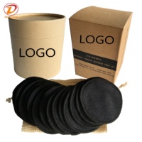 Tre Bông Tẩy Trang Pads Tái Sử Dụng Trang Điểm Remover Pads Rửa Mắt Trang Điểm Pads