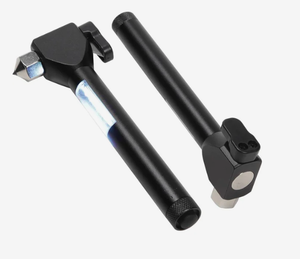 Mini lampe torche LED personnalisée avec <span class=keywords><strong>marteau</strong></span> de secours, coupe-ceinture de sécurité, brise-vitre, outil de sécurité automobile, cadeau promotionnel - Product Image 1