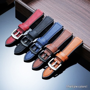 สายนาฬิกาหนังแท้แบบหัวเข็มขัด รุ่น Adaptive Retro Small Square AE1200/1300/1500 SGW-300/400 W-218 - Product Image 2