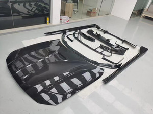 ชุดแต่งสไตล์ใหม่สำหรับ BMW M3 M4 พร้อมลิ้นหน้า สเกิร์ตข้าง ดิฟฟิวเซอร์ สปอยเลอร์ ฝากระโปรง - Product Image 2