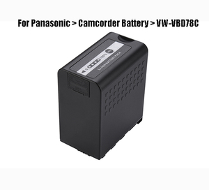 แบตเตอรี่กล้อง VW-VBD78C แบบชาร์จไฟได้เหมาะสำหรับ VBR89 AG-VBR59 Pana - Product Image 2