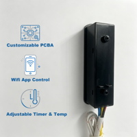 Termostato Inteligente con Pantalla Táctil LCD para Calentador de Toallas Eléctrico, Temporizador WiFi, Tamaño Universal, OEM