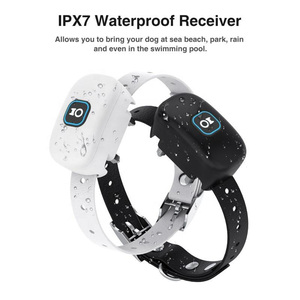 Valla Electrónica para Perros con Batería Recargable, Radio de Acción Efectiva ~150m, Pantalla LED, Resistente al Agua IP67, <span class=keywords><strong>Collar</strong></span> de Control de Ladridos para Múltiples Perros - Product Image 3