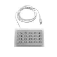 Mini-clavier en métal robuste et étanche, anti-vandalisme avec 40 touches
