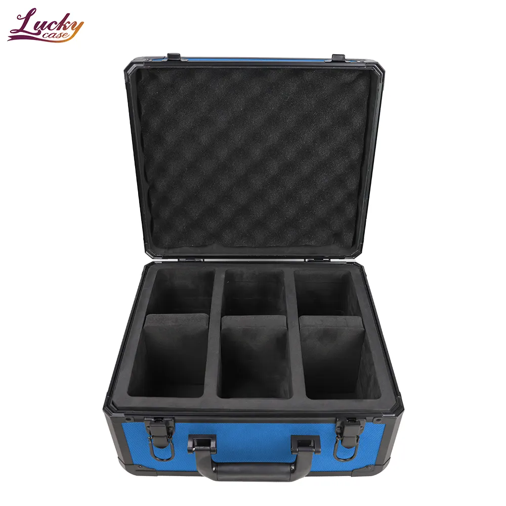 3 Row Graded Coin Storage Box Shockproof Alumínio Coin Case Cartão Slab Coin Case para BGS