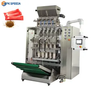 CE 2 4 6 Lanes Liquid Stick Ketchup Sauce Sport Gel Multilane Packing Machine