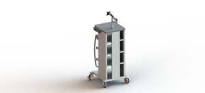 Nbridge ORP nội soi Workstation tiên tiến <span class=keywords><strong>Ent</strong></span> cụ khẩn cấp nội soi Xe đẩy giỏ hàng - Product Image 5