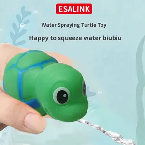 Nouvelle arrivée variétés colorées <span class=keywords><strong>tortue</strong></span> flottant grinçant pulvérisation <span class=keywords><strong>d</strong></span>'<span class=keywords><strong>eau</strong></span> jouets de bain - Product Image 3