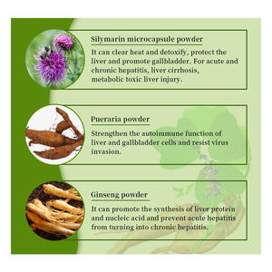 Pabrik Gmp OEM suplemen Herbal alami Silymarin Pueraria tablet kesehatan hati membersihkan <span class=keywords><strong>Detox</strong></span> & Kesehatan imun untuk dewasa - Product Image 3