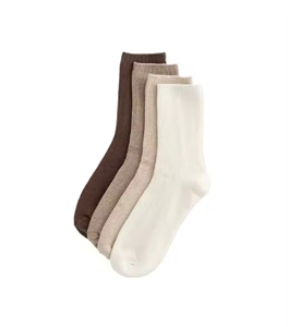 Wholesale High Quality Knitted Ribbed Women's Ankle <b>Socks</b> Breathable Cotton Daily Wear Multiple Colors Custom Logo - Product Image 2