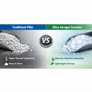 Granulés d'aérogels de silice, gamme complète |   Conductivité thermique <0,018 W/mK |   Hydrophobe et résistant au <span class=keywords><strong>feu</strong></span> |   Isolation écologique - Product Image 3