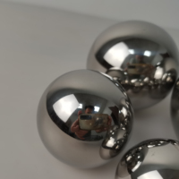 Boules creuses en acier inoxydable 304 poli miroir de 50 mm, 60 mm, 76 mm, perforées, pour suspension murale design Art Déco