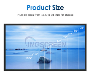 Сенсорный монитор INGSCREEN 27 дюймов для промышленного использования, настенный, для рекламных киосков на Android/WiFi, с поддержкой анимации - Product Image 3