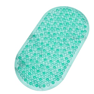 Alfombrilla de ducha de silicona antideslizante lavable de buena calidad alfombrillas antideslizantes de baño con ventosa fuerte - Product Image 2
