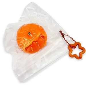 Jouets Squishy en TPR en forme d'orange à peler, amusants, à rebond lent, pour la décompression des enfants, vente en gros - Product Image 6