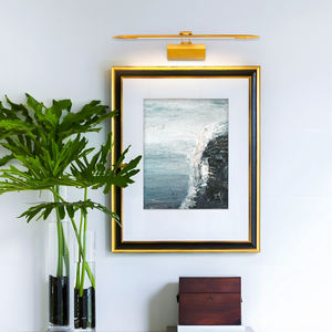 Modern 2026 New Design Indoor LED Wall Picture Lamp Simple IP44 Rated Living Room Wall <b>Light</b> High CRI 80 3000K-6000K Color Temp - Product Image 1