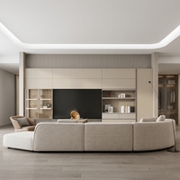 Meuble TV mural Lesso Home au design moderne, meuble TV en bois, meuble de salon, meuble TV moderne, meuble TV de luxe