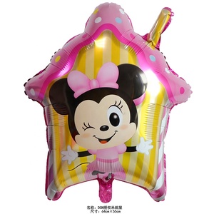 Amazon Vente Chaude Enfants Jouets De Personnage De Dessin Animé <span class=keywords><strong>Mickey</strong></span> Mouse Maison gonflable Feuille D'hélium Ballons - Product Image 2