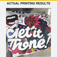 Imprimante DTF automatique A4 avec circulation d'encre blanche pour tête d'impression L800, encre textile chauffante pour impression sur T-shirt