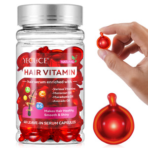 Sérum capillaire en capsules à vente chaude, traitement capillaire, <span class=keywords><strong>vitamine</strong></span> C <span class=keywords><strong>B5</strong></span>, sérum capillaire enrichi en huile de macadamia et d'avocat du Maroc pour des <span class=keywords><strong>cheveux</strong></span> lisses - Product Image 6