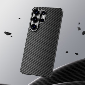 JOYPORODO V-K01 <span class=keywords><strong>Coque</strong></span> magnétique antichoc en fibre d'aramide pour <span class=keywords><strong>Samsung</strong></span> S26 S25 S24 Ultra Plus, ultra-fine et tendance en fibre de carbone - Product Image 2