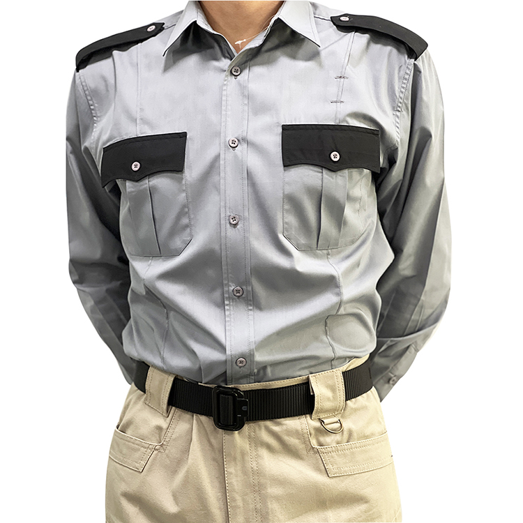 Wholesale High Quality Security Guard Uniform Dark Blue Security Uniform Shirts