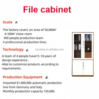 Armoire à dossiers en acier, rangement de documents, moderne, avec porte en verre, armoires à dossiers avec serrure, mobilier de bureau