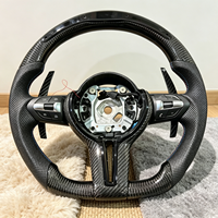 Volant en fibre de carbone en gros pour BMW E70 E84 E92 F32 F15 F22 F48, volant de modification automobile en cuir