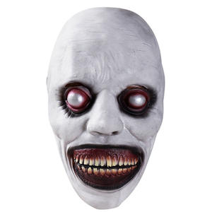 <span class=keywords><strong>Masque</strong></span> en latex <span class=keywords><strong>exorciste</strong></span> avec visage souriant, accessoire de performance d'Halloween, <span class=keywords><strong>masque</strong></span> amusant pour adultes, idéal pour les fêtes costumées, le carnaval et le cosplay - Product Image 5