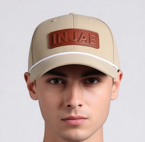 Unisex Custom 3D Embroidered Baseball Cap 6-Panel Vintage Dad Hat Curved Brim <b>Leaf</b> Sporty Fashionable Custom Colors Wholesale - Product Image 5