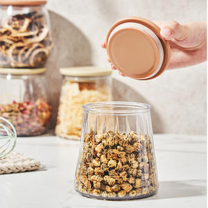 Contenedor <span class=keywords><strong>de</strong></span> Almacenamiento <span class=keywords><strong>de</strong></span> Alimentos Apilable, Hermético, a Prueba <span class=keywords><strong>de</strong></span> Fugas, <span class=keywords><strong>de</strong></span> Grado Alimenticio, Libre <span class=keywords><strong>de</strong></span> BPA, para Cocina, para Pasta, Refrigerios, <span class=keywords><strong>Cereales</strong></span>, Té - Product Image 4