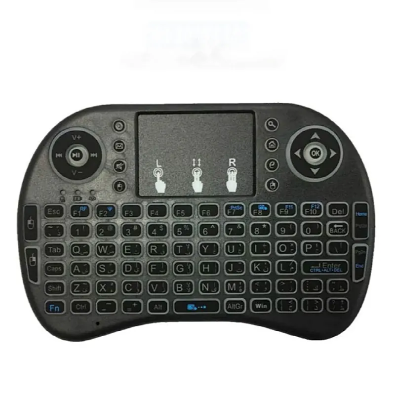 top seller mini teclado controle sem fio para smart tv tv box