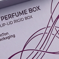 Coffret cadeau de parfum violet personnalisé et boîte magnétique pour parfum avec boîte en papier pour collection de parfums et boîte d'emballage pour parfum