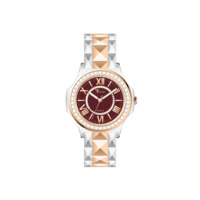 Montre analogique Geomex Charm 18 mm en alliage, mouvement à quartz Seiko, verre résistant à l'eau, cadran élégant pour un usage quotidien, festif ou professionnel