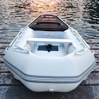 Vente en gros Bateau Kayak 2 personnes Kayak PVC Hypalon Bateau de pêche en mer Dérive Aviron Plaisir Bateau ponton gonflable