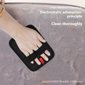 قفازات إزالة شعر الحيوانات الأليفة صديقة للبيئة من جوسبيت مع فرشاة ومشط، مصنوعة من البلاستيك للعناية بالكلاب والقطط في الحمام - Product Image 4