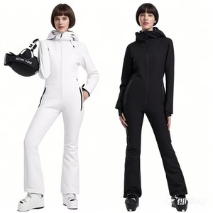 AQTQ moda invierno al aire libre cálido a prueba de viento monos para <span class=keywords><strong>mujer</strong></span> chaqueta de Snowboard pantalones de nieve y chaqueta impermeable conjunto de traje de esquí - Product Image 2