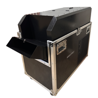 Souffleur de papier électrique professionnel 2400W Hurricane, construction métallique, console DMX512, modes manuel et automatique pour DJ, fêtes et mariages